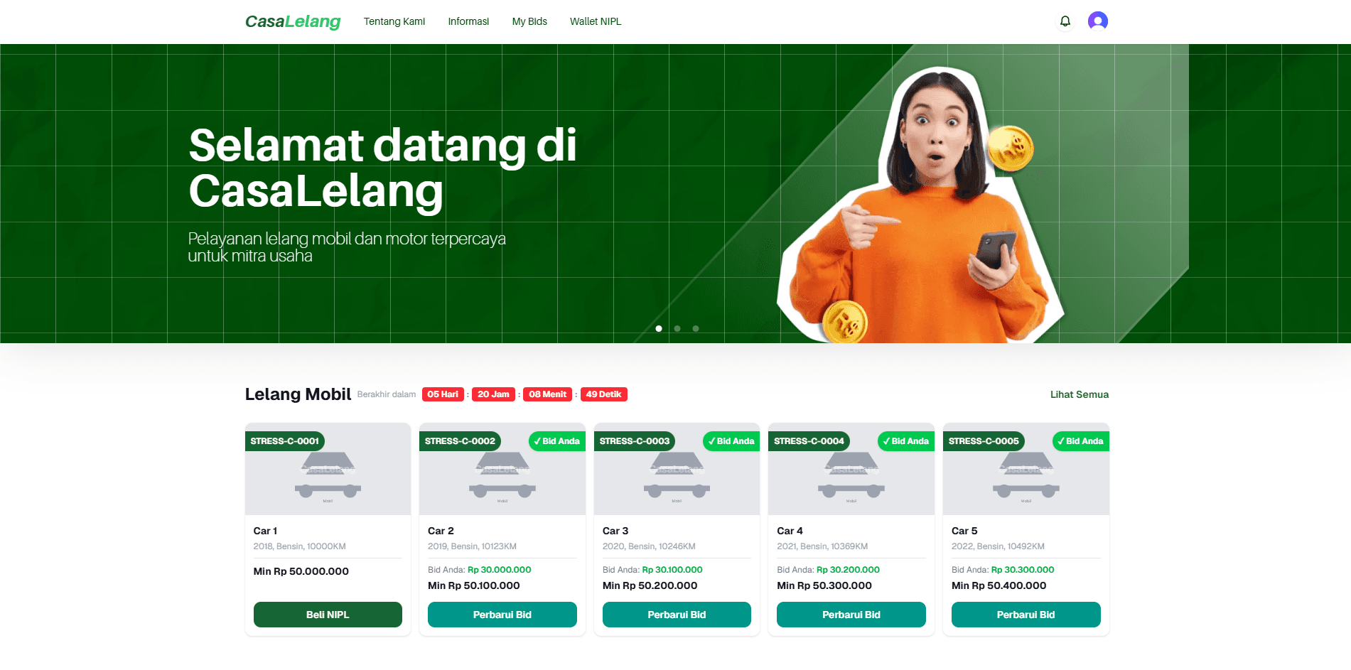 CasaLelang Auction Platform