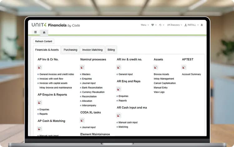 Unit4 Financials by Coda