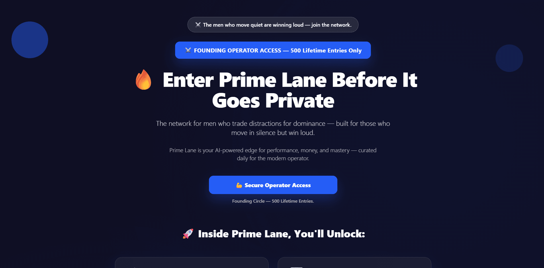 Whop SaaS Landing Page